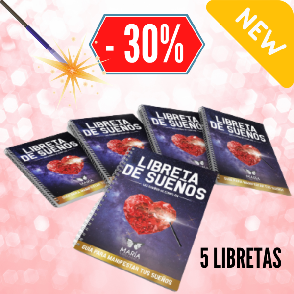 PACK DE 5 LIBRETAS DE SUEÑOS